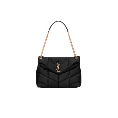 YSL PUFFER MEDIUM IN NAPPA LEATHER 5774751EL071000 (35*23*13.5cm)